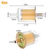 1Pcs Gasoline Filter Diesel Extra Large Fuel Filter Universal Rv Inline Fuel Line For Garden Tools Scooters Motorcycles Cars