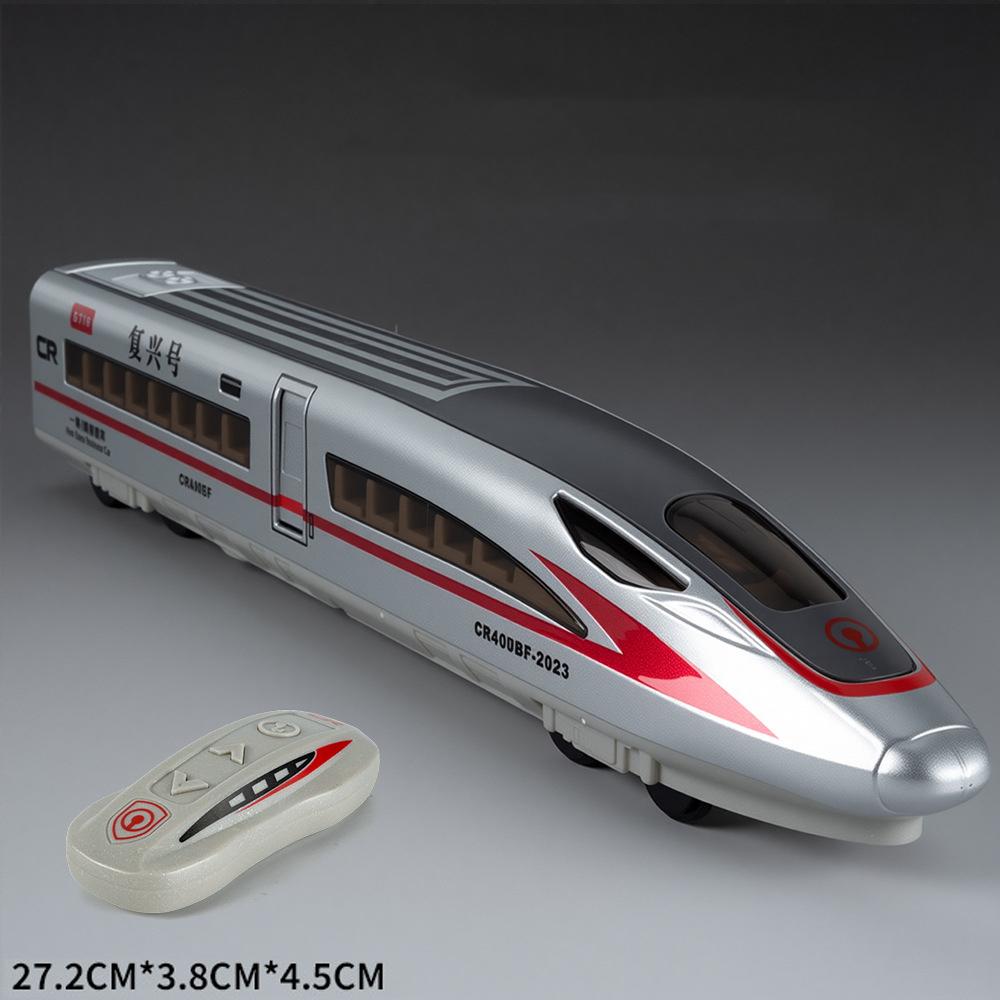 1:60 Scale High-speed Rail Model Miniature Toys Alloy Diecast Rail Cars Sound Light Doors Opened Toy Train Models for Kids Gifts