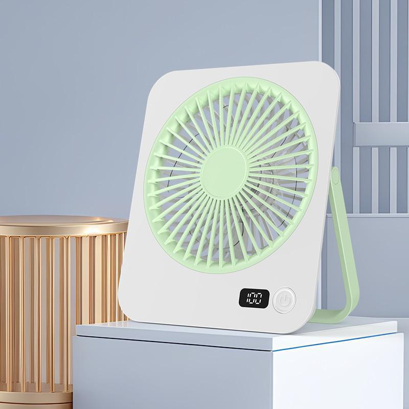 Portable Mini Folding Transparent Fan for Dorms and Offices 145x40x155