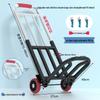 Foldable Handcart for Shopping and Luggage Transport