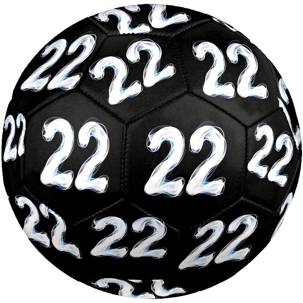 1pc Number Twentytwo Size 5 Soccer Ball Professional Match Training Football Indoor &Outdoor Sports Ball Lightweight Durable c65202