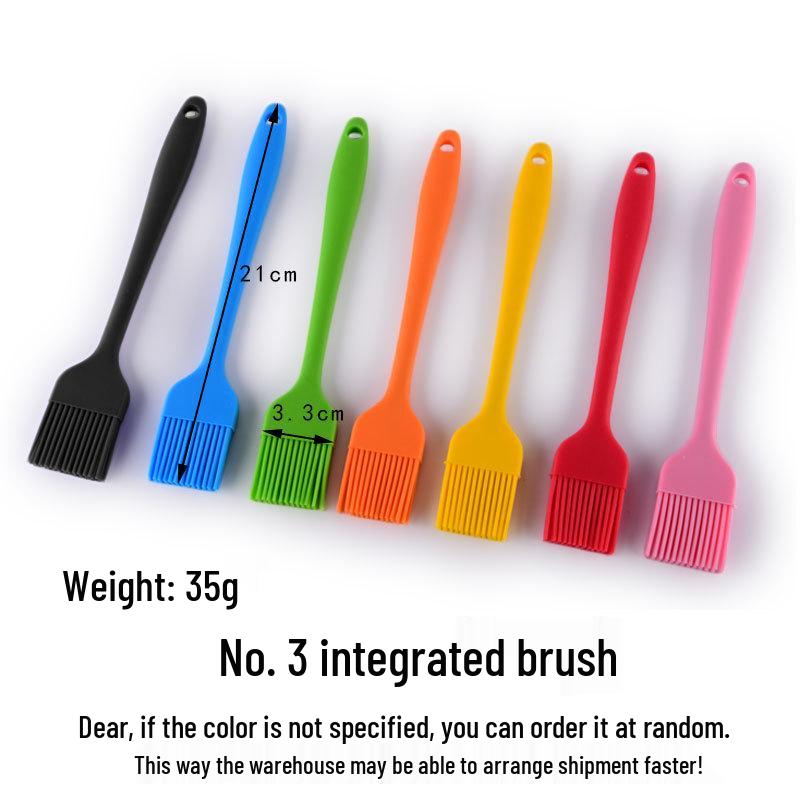 All-In-One Semi-Transparent Silicone BBQ & Baking Brush Tool