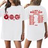 Unisex Adult and Kids Casual Letter Print Short Sleeve T-Shirt for Everyday Wear