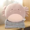 58Cm Squishy Crab Plush Pillow Hands Burner With Holes Underwater Animal Plushie Back Support Cushion Sofa Chair Decor Gift