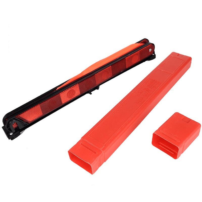 1pcs Car Triangle Reflector Stop Sign Tripod Road Flash Emergency Warning Foldable
