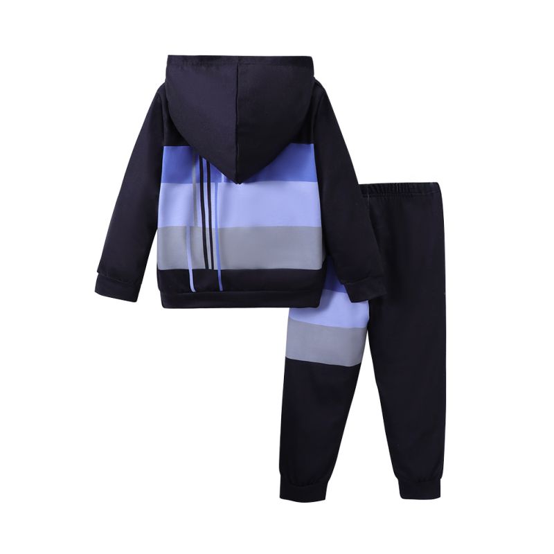1-8 Years Kids Boys Hooded Sweatshirt Sets Top and Pants