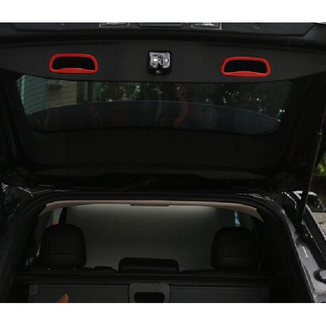 For Jeep Cherokee 2014-2022 Fiery Red Rear Door Trunk Handle Frame Cover 2PCS