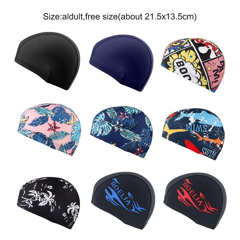Atmungsaktive Badekappe Elastischer Sport-Turban 2024 Schwimmkappe
