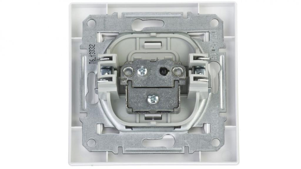 Asfora Sat Terminal Antenna Socket 1Db White With Frame Eph3700121