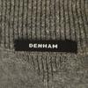 DENHAM Long Sleeve Open Color Cardigan S Gray Knit Men's Used