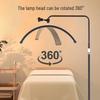Beauty Salon Multi-Angle Half-Moon Floor Lamp for Manicure, Eyelash, Tattoo, Eyebrow, & Facial Lighting