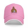 Sasquatch Knitting Cap Black Baseball Hat with Funny Bigfoot Design for Outdoor Adventures and Casual Wear