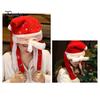 Christmas Santa Hat Ear Moving Jumping Hat Santa Claus Elk Snowman Snowflake Cosplay Hat Xmas Holiday Party Costume Photo Prop Gift