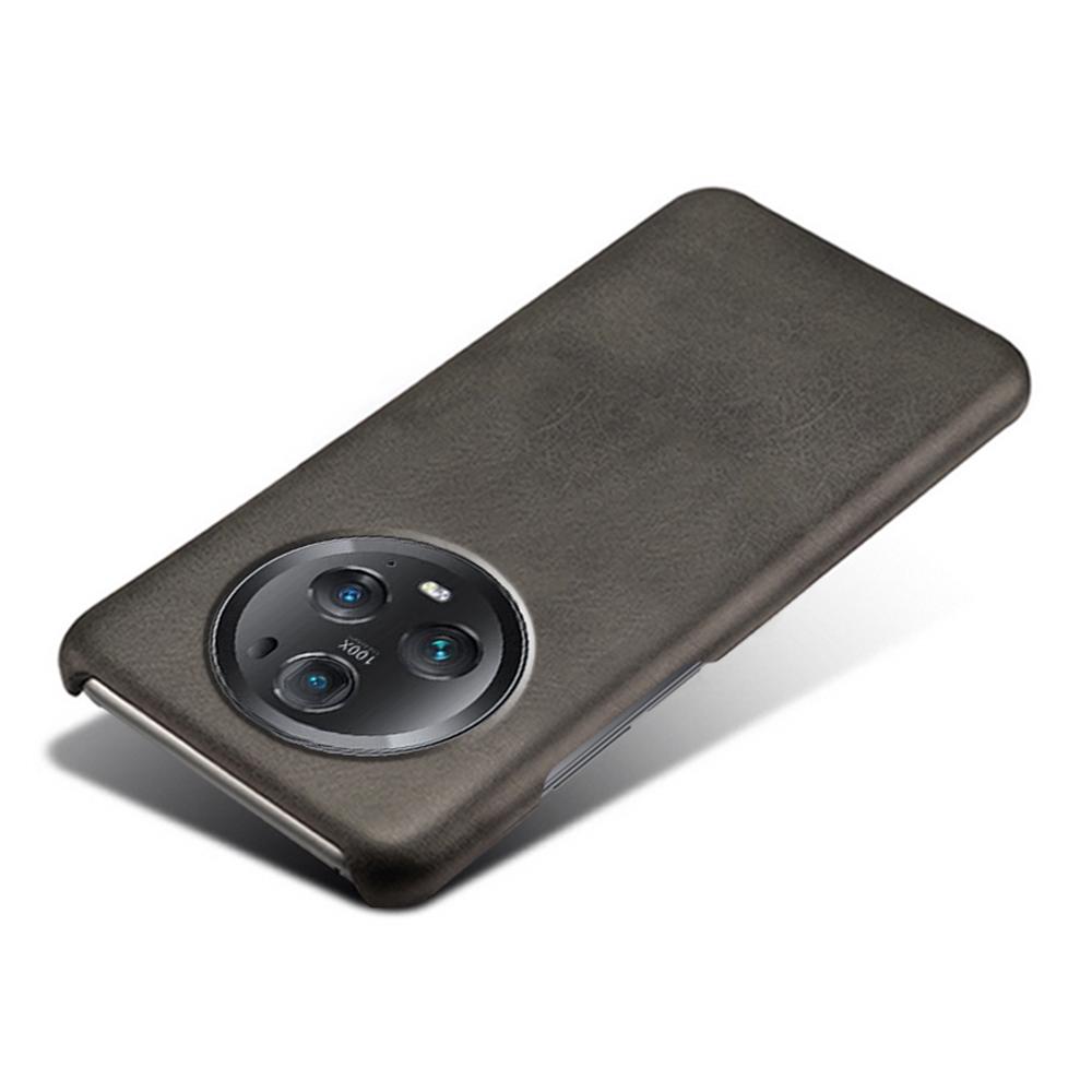 For Honor Magic5 Pro Calf Texture Phone Case Leather Coated PC Phone Cover