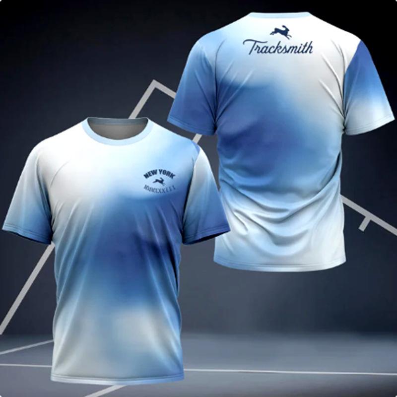 3D Digital Printing T-Shirt Teen Men's Short Sleeve Top Versatile Breathable