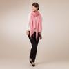Silk Large Solid Gift Boxed [Pashmina Collection] 100% Stole, Color, 70x200cm, Pink,