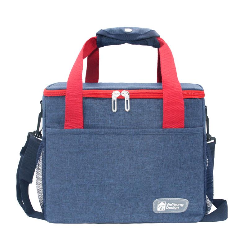 Portable Women Lunch Bag Food Thermal Box Durable Waterproof Office Cooler Lunchbox Large Capacity Organizer Insulated Case