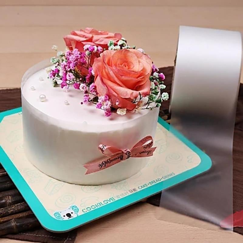 200M Mousse Cake Transparent Membrane Baking Surrounding Edge Tape