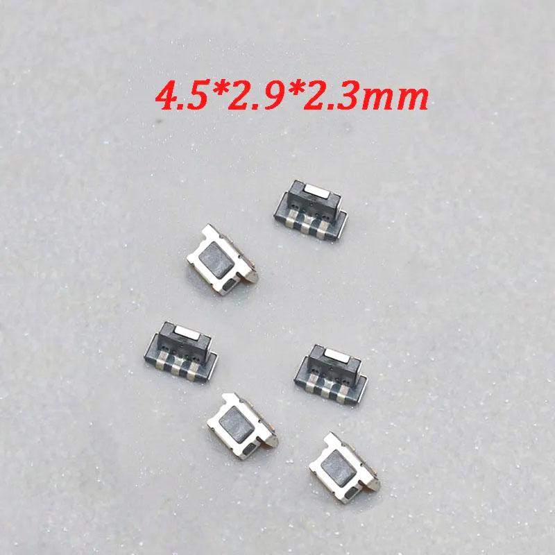 5-100pcs Tactile Button Key Switch Momentary Tact Button 4.5*2.9*2.3mm 3Pin 3 Pin For Mobile Phone/Electronic Watch Side Push