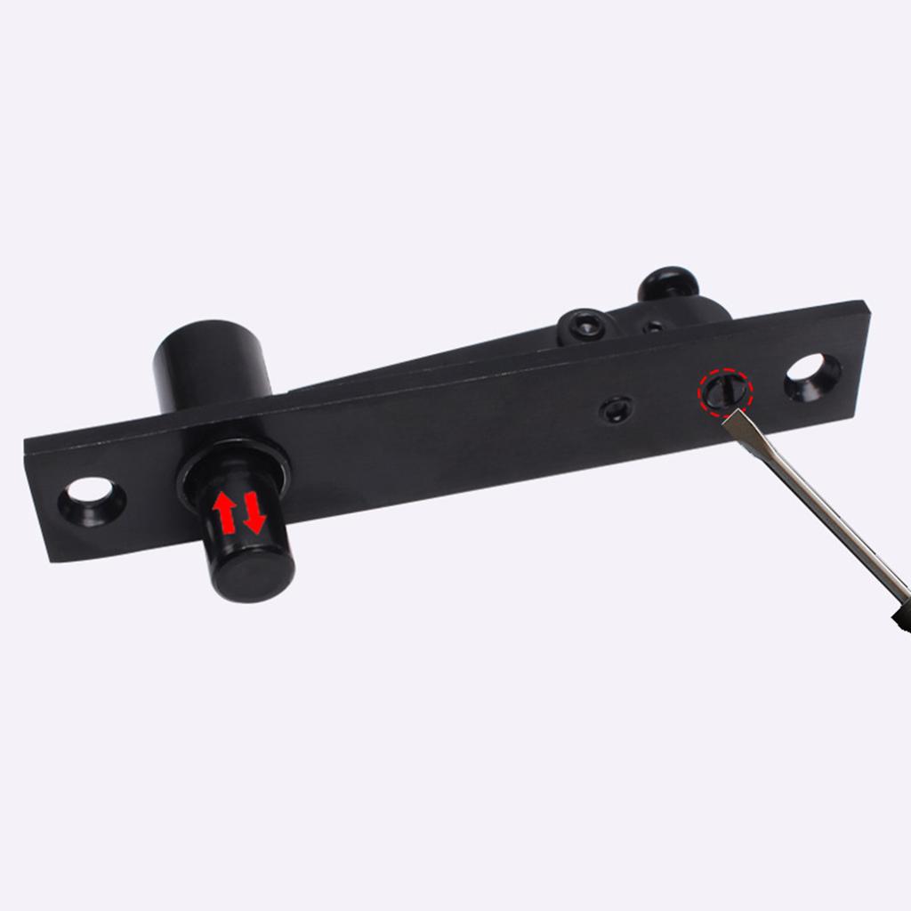 2Pcs Heavy Duty Pivot Hinge Stainless Steel Hidden Door Hinge 360/90 Degree Rotating Shaft Wooden Door Hinge Enduring