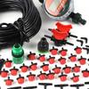 5~40m Automatic Garden Watering System Kit Rain Sensor Water Timer Dripper Irrigation Combination Lawn Potted Watering Supplies
