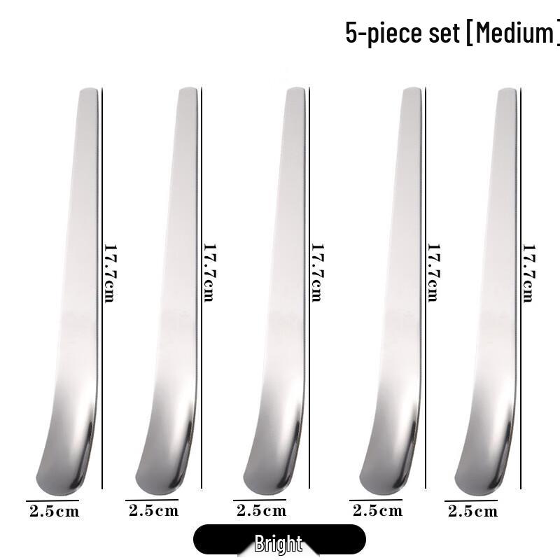 Bayou Stainless Steel Flat-Head Dessert Spoon Set