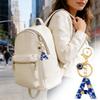 1PC Key Rings Stylish Alphabet Initial Charm Bags Eyes Fashion Resin Car Blue Phone Pendants Keychain