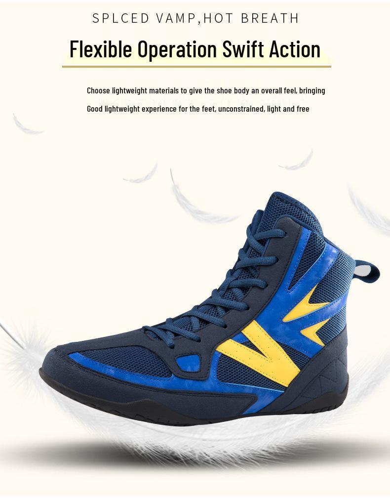 QJ-99-5 Unisex Plus Size Boxing & Sanda Non-Slip Training Shoes