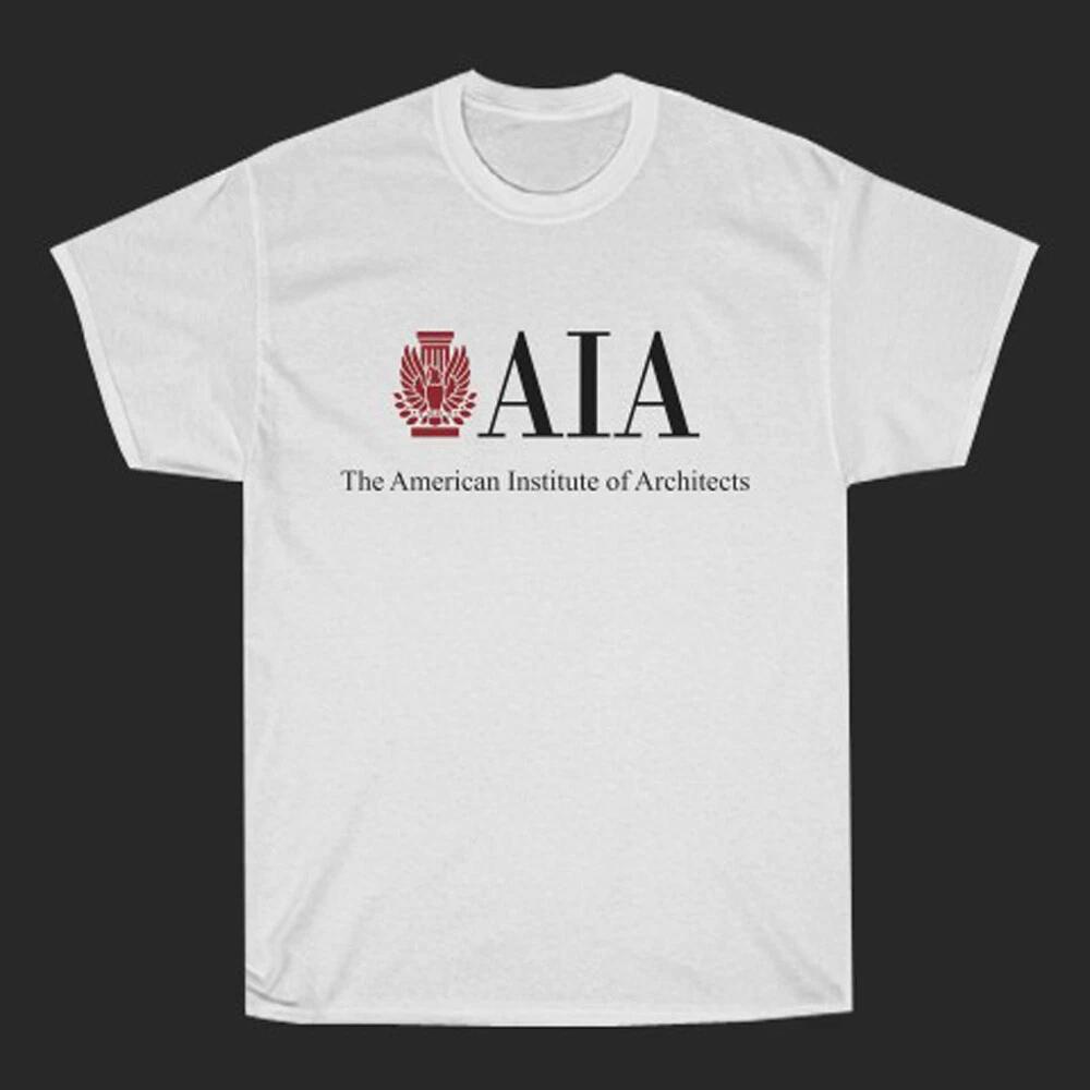 AIA American Institute Of Architects Men s White Size S to 5XL 2XL