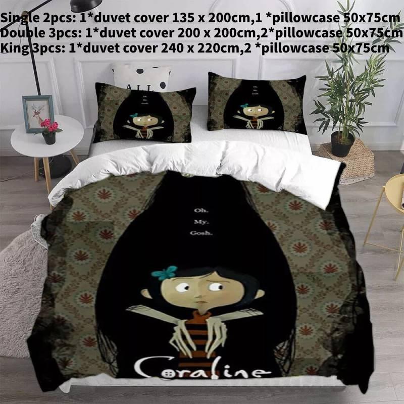 Luxurious 3d Bed Sheet Set With Vibrant Digital Print Soft Polyester Fabric For Queen Size Beds