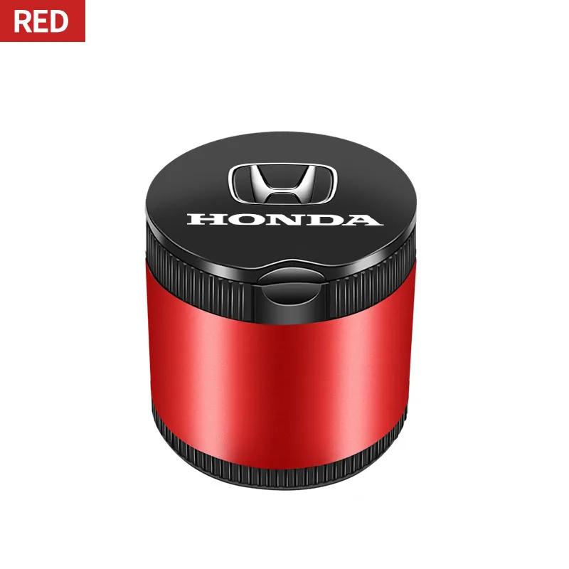 For Honda AcCar LED Ashtray Garbage Coin Storage Cup Container Cigar Ashtray For Honda Civic Fit Jazz Accord Pilot CRV Odyssey Passport