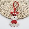 Dog PU Leather Hanger Cute Puppy Bag Pendant Multi-color Schnauzer Keychain  Bag Ornament AVE