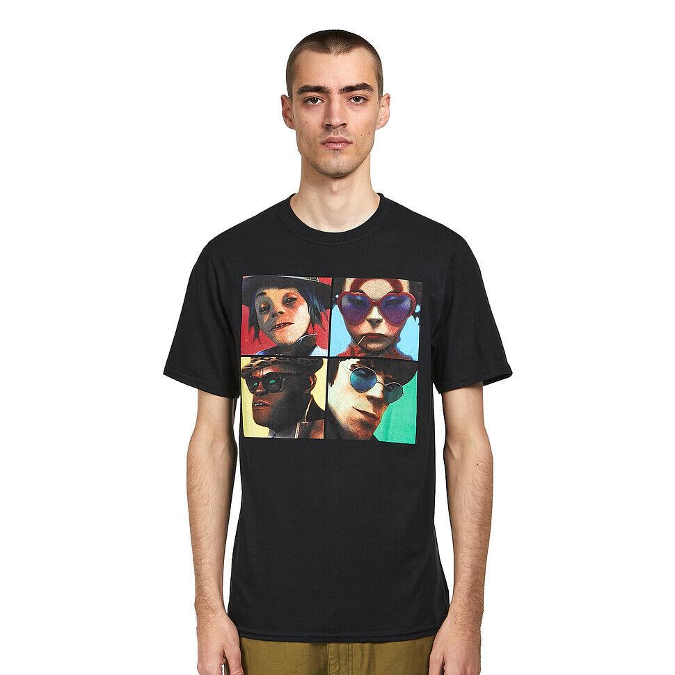 

Черная футболка унисекс Gorillaz Humanz