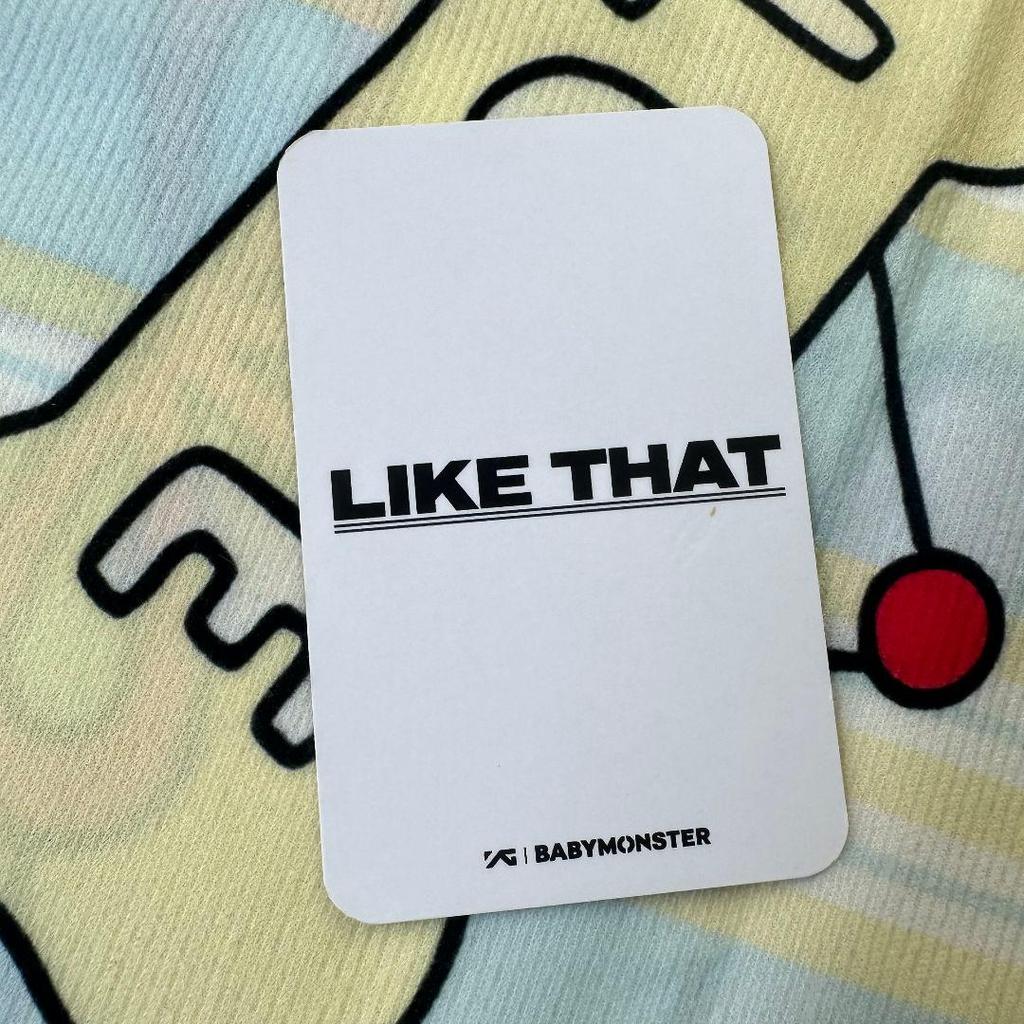 [USED] BABYMONSTER LIKE THAT Babymon Chiquita trading card