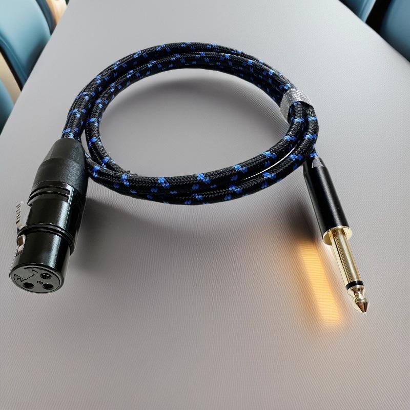 Kabel Mikrofonowy Zbalansowany 6,5 mm Dual Core do XLR Żeński