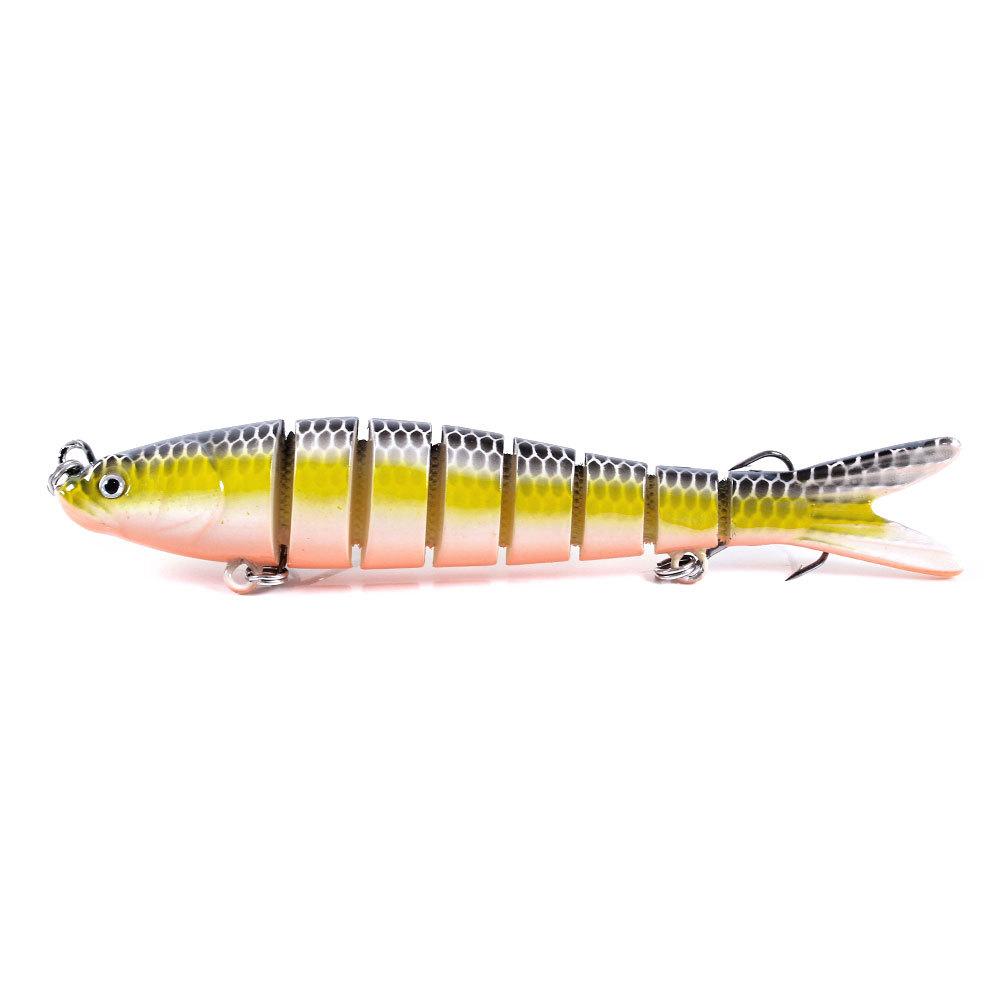 Multi-Section Fish Fishing Gear Lure Bait 10 Color Submerged Tossing Bait Lure Hard Bait