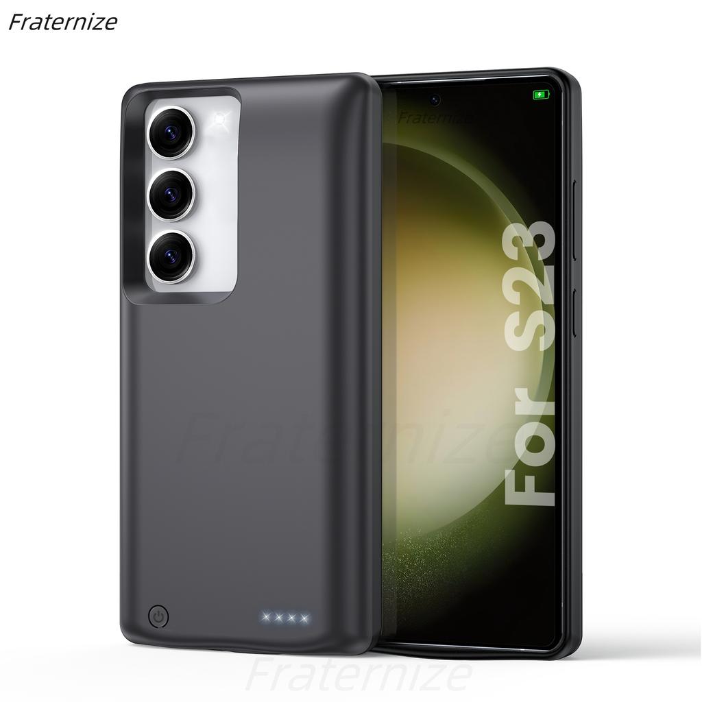 Per Samsung Galaxy S22 S23 S24 S25 Ultra S25 Plus Custodia Caricabatterie Power Bank Ricaricabile Custodia di Ricarica Estesa 10000mAh