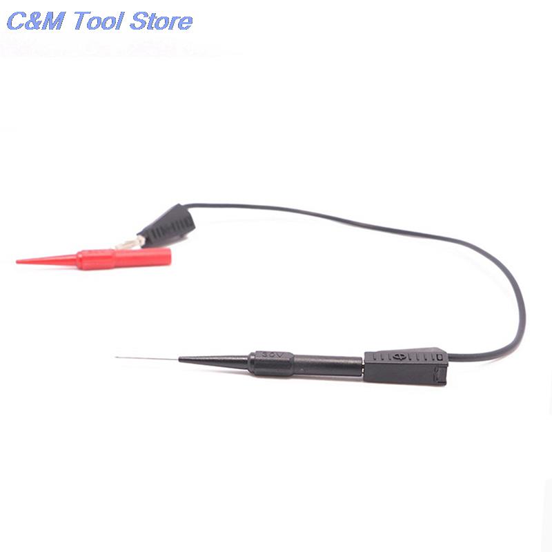 2Pcs Diagnostic Tools Multimeter Test Lead Extention Back Piercing Needle Tip Probes