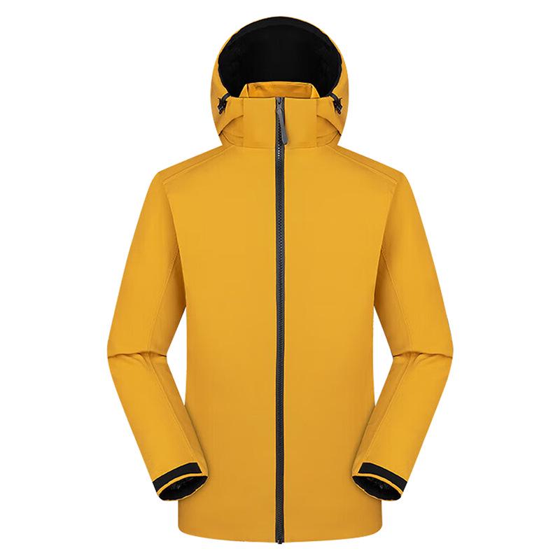 

Premium Genuine Single-Layer Shell Jacket: Fully Taped, Stain- & Wear-Resistant, Casual Couple s Hooded Windproof Jacket for Outdoor Mountaineering. XXL