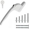 Fizzix Universal uPVC Window Handle Multi-Spindle – Durable Replacement Window Handle for uPVC Windows, Easy Installation