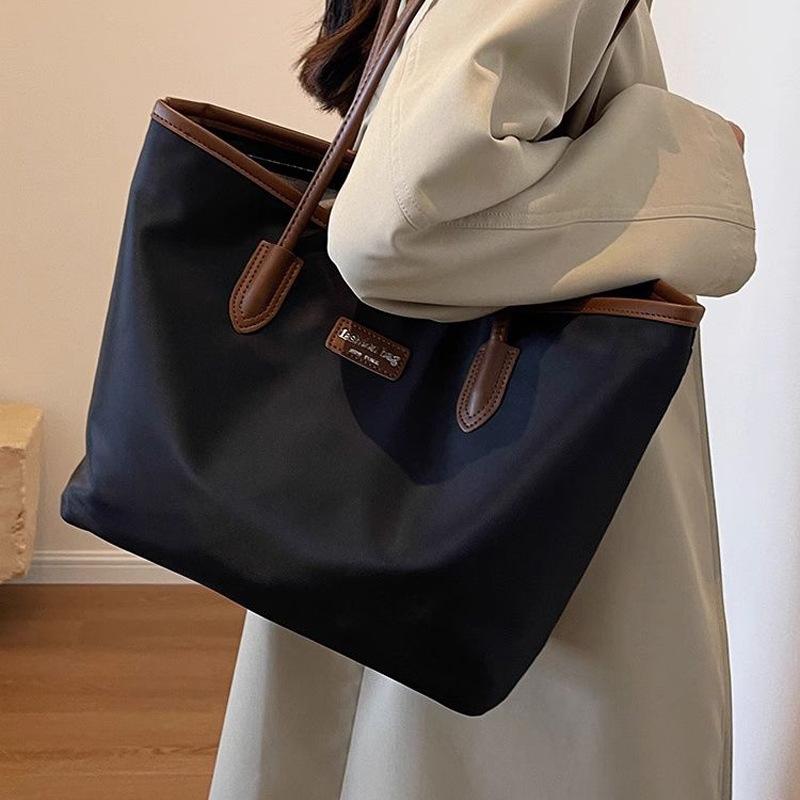 Bags Women's Large-capacity Tote Bags New Commuter Fashion Large Bags Portable Shoulder Bags Oxford Cloth Women's Bags
