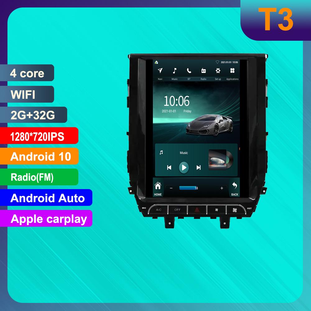 Toyota Land Cruiser Android GPS-навигация и HD-камера заднего вида с CarPlay