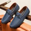 Fashion 2025 Large Size Men's Shoes Trendy British Loafers Low Cut Casual Leather Shoes Male Fashion Comfortable Flats Zapatos Homme