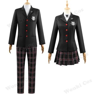 Hra Amamiya Ren Cosplay Kostým Školní Uniformy Kasumi Yoshizawa P5 Cosplay Jk Oblečení Pro Muže Ženy Role Play