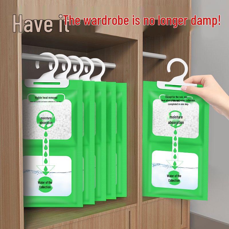 Anti-Schimmel Hängender Kleiderschrank Feuchtigkeitsabsorber und Luftentfeuchterbeutel