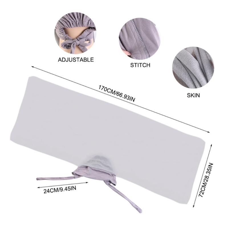 Fashionable Headwrap for Women Practical for Any Season Women Hijab with Shawl