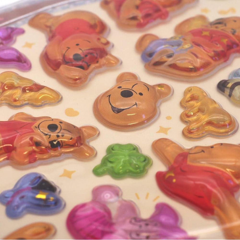 Kamiojapan Character Petit Drop Sticker Winnie the Pooh 307633