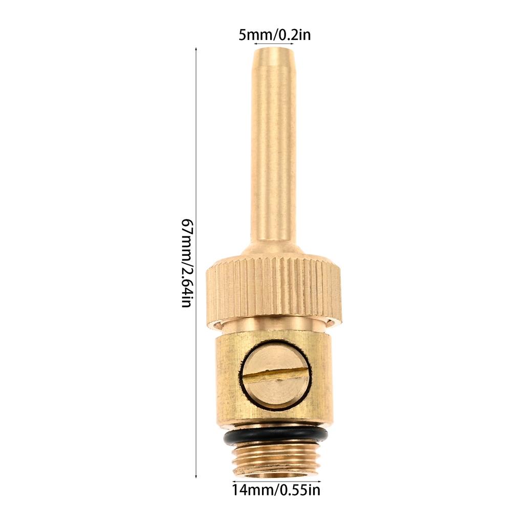 2pcs Fountain Nozzle Adjustable ±10 degrees Solid Brass Spring Spray Head M8 M10 M12 M13 M14 Pond Pool Advertising Event Decor