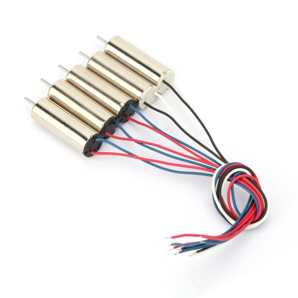 5 Pcs High Speed Large Torsion Coreless 4 Axle Motor 24000rpm Strong DIY Aircraft Motor