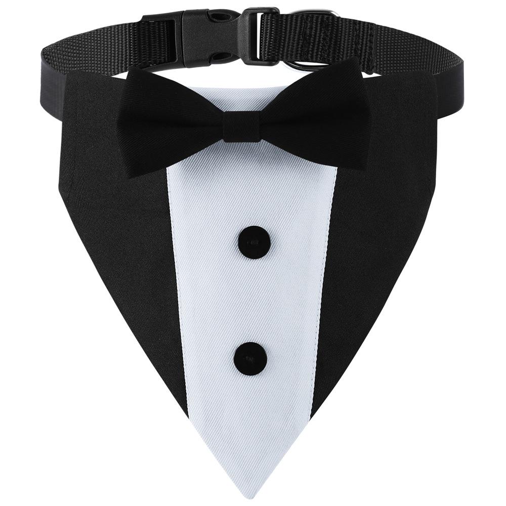 

Tanpopo Large Dog Bandana Bib & Bow Tie Scarf Suit Large чёрный